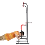 140-195cm Push-Ups Stands Fitness Chin Up Bar Abdominal Muscle Training Home Gym Fitness Equipment Max Load 120kg - Generic - Fitness
