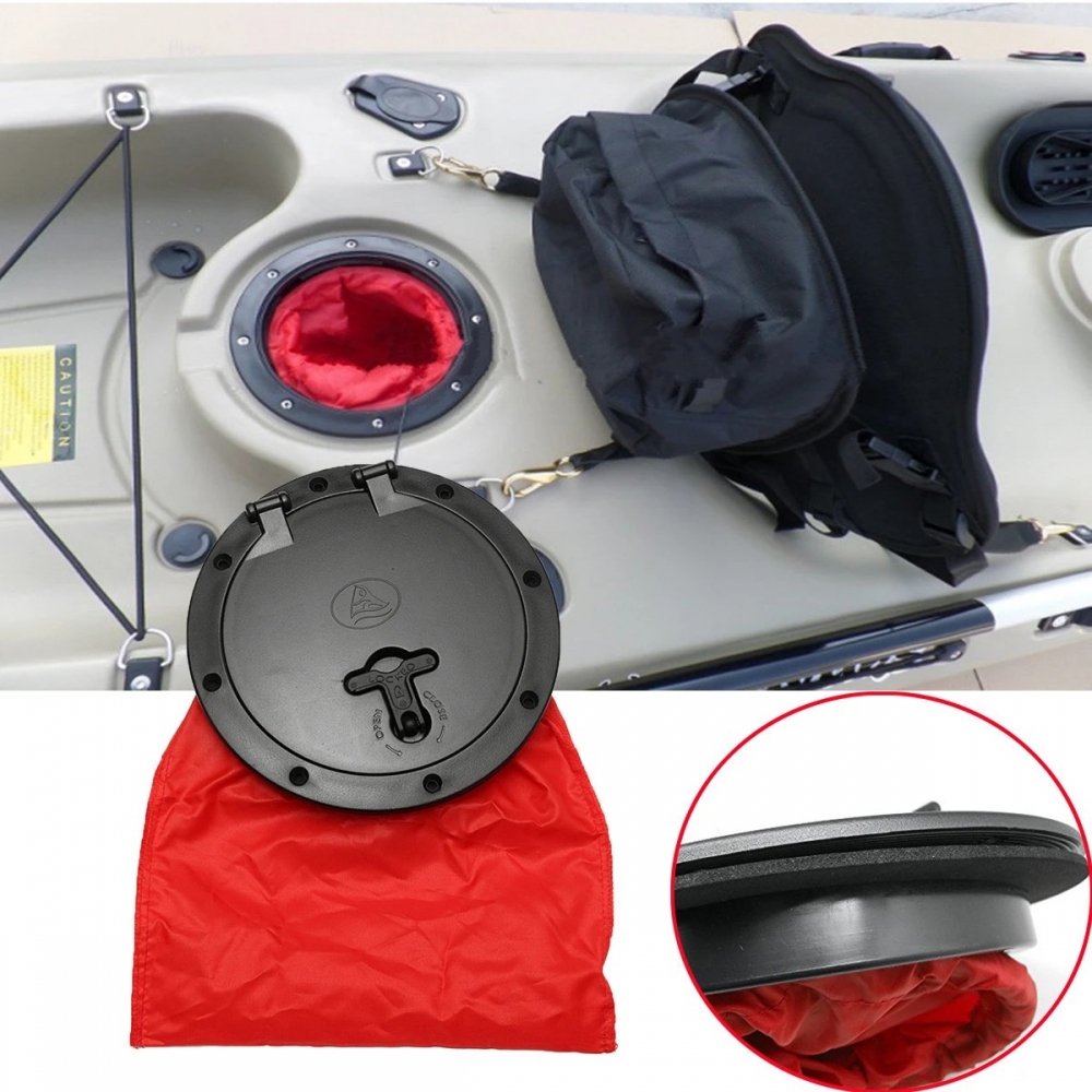 6'' Marine Hatch Cover Plastic Boat Screw Out Deck Inspection Plate Boat Drop-shipping For Boat Kayak