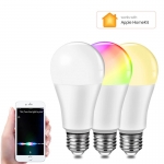 Homekit Smart WIFI Color Bulb RGBW+WW 5-CH LED Apple Smart Home Light Remote Support Siri Voice Control