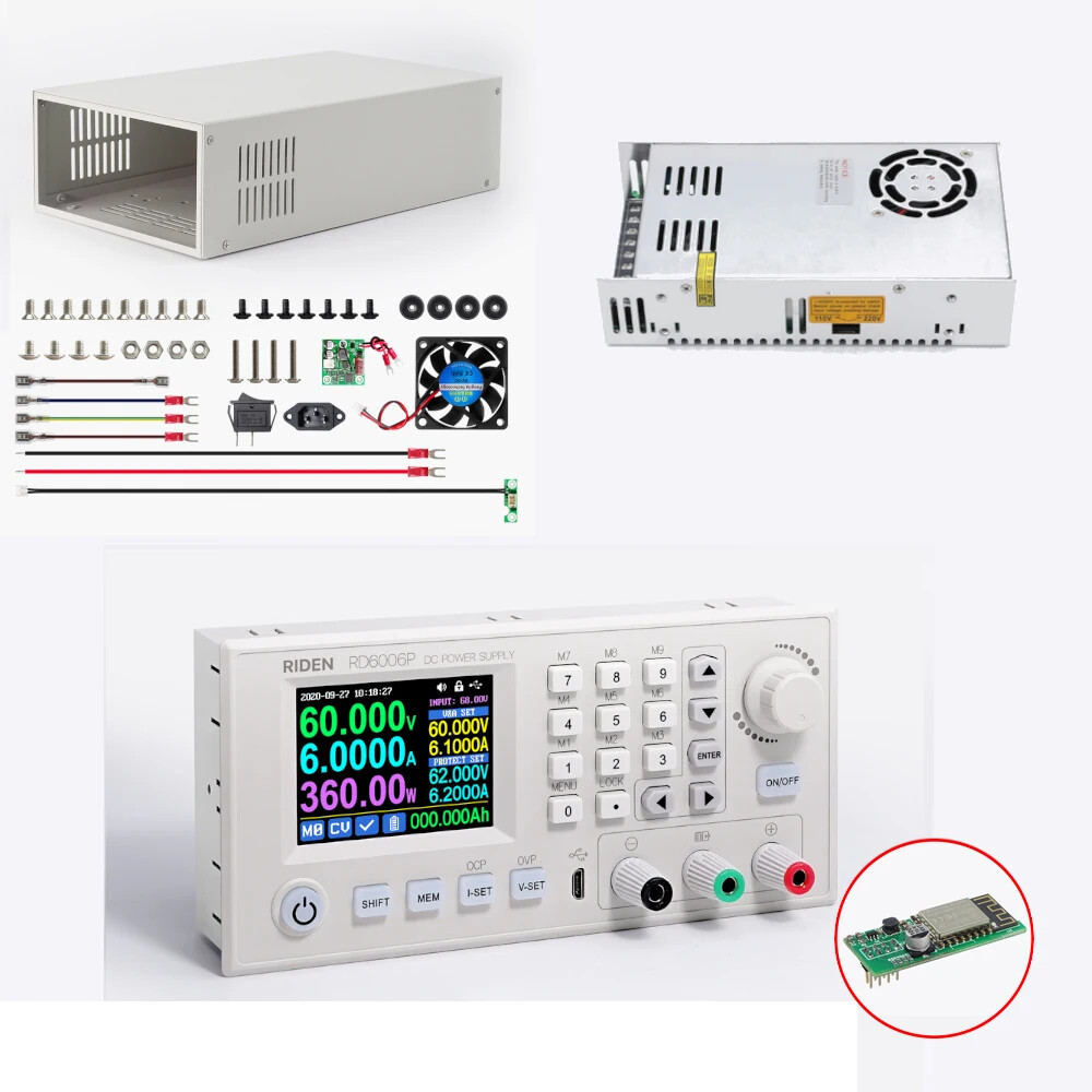 Riden Rd6006 Module Only RIDEN® Full Kit RD6006P RD6006PW USB WiFi DC-DC Voltage Current Step ...