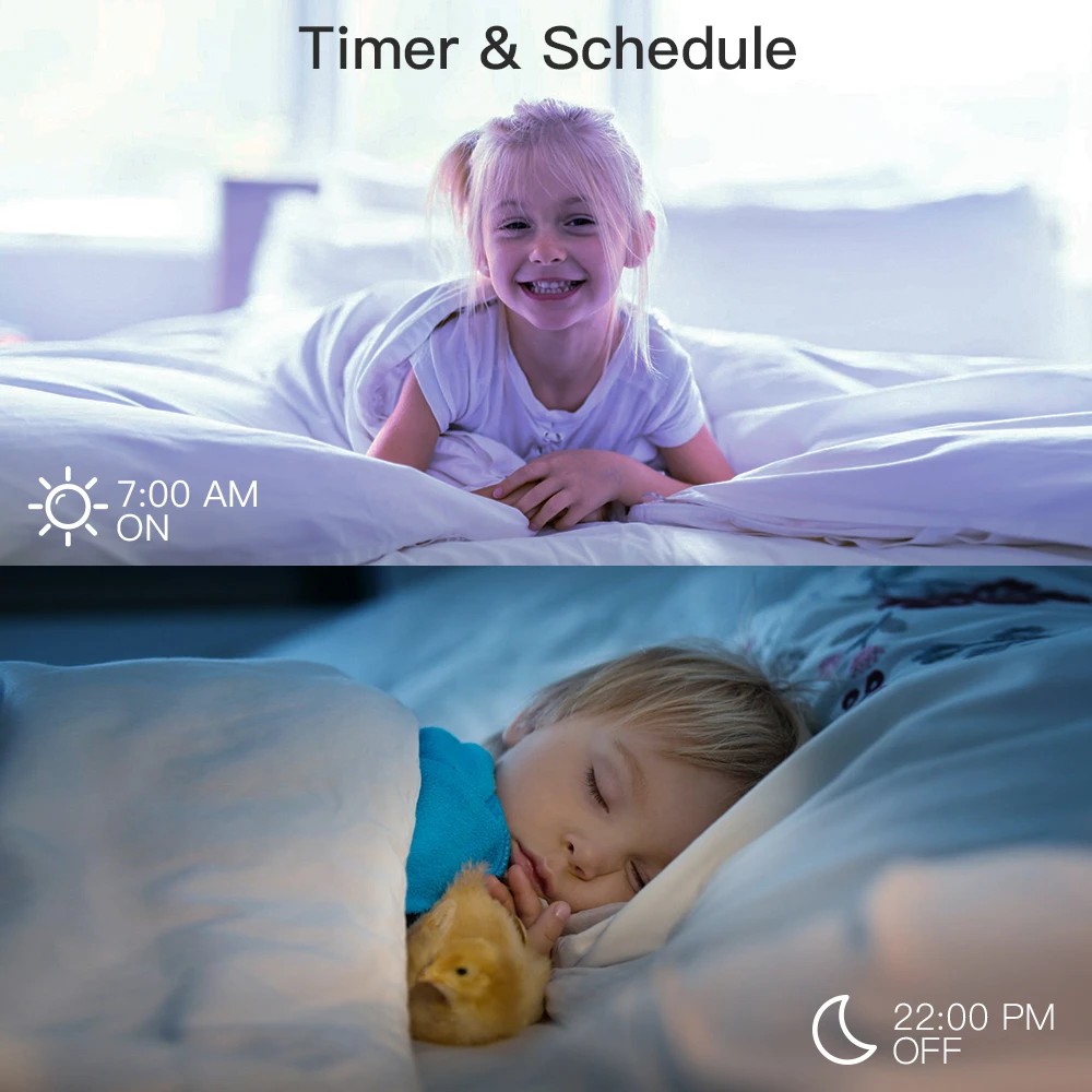 TREATLIFE SL10 AC120V RGB+CW 9W 850LM Wifi Voice Control Smart Bulb APP Control Works With Alexa Google Home