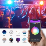 TREATLIFE SL10 AC120V RGB+CW 9W 850LM Wifi Voice Control Smart Bulb APP Control Works With Alexa Google Home
