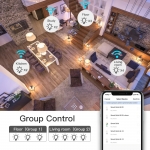 TREATLIFE SL20 AC120V 9W 800LM Dimmable Wifi Voice Control Smart Bulb APP Control Works With Alexa Google Home