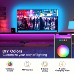 TREATLIFE ST30 Smart Led Strip Lights, 9.8ft Color Changing WiFi RGB LED Lights TV Backlight, Compatible with Alexa, Google Home for Voice Control, for Bedroom, Kitchen, Party