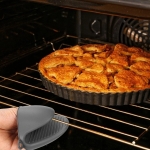 4 Pcs/set Silicone Heat Insulation Grips Oven Mitts Gloves Cooking Mitts for Kitchen Camping Picnic BBQ