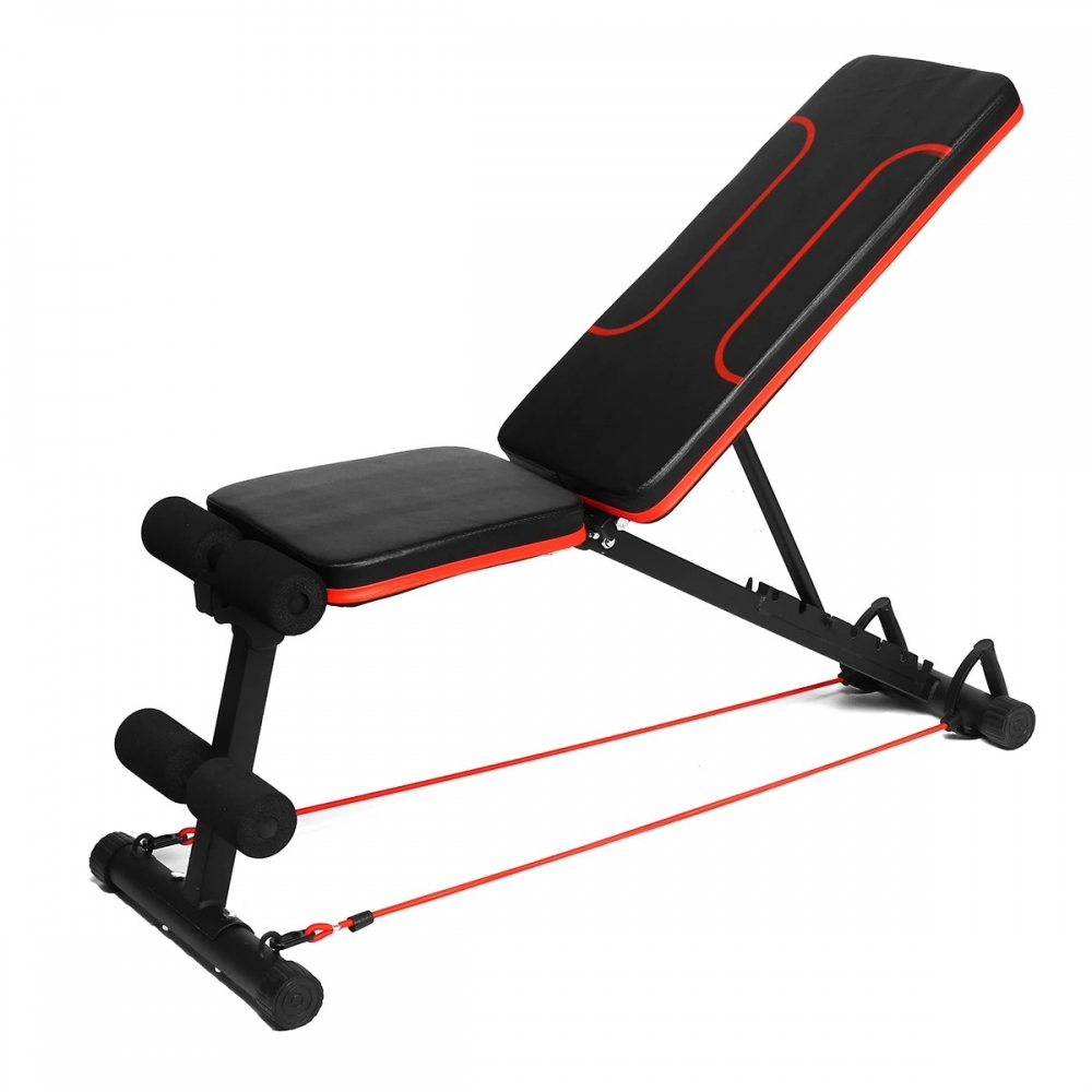 Folding Sit Up Bench Abdominal Crunch Body Training Fitness Exercise Gym Sport Max Load 250kg