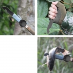 IPREE 15.7CM 1.33mm 55HRC Camping Multifunctional Seven In One Whistle Knife Combination Cutlery For Outdoor