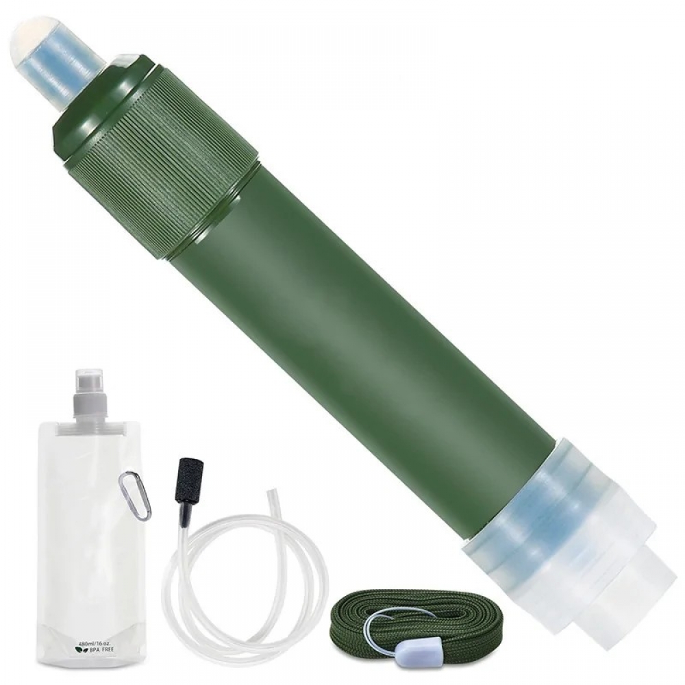 IPREE 70G 3000L Outdoor Portable Water Filter Straw Water Filtration Purifier System for Emergency Camping Survival Tool