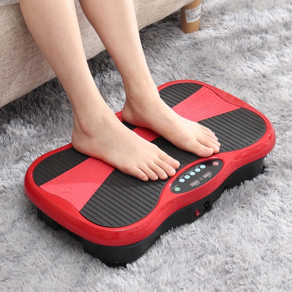 120 Level Fitness Vibrating Platform Exercise Massager Body Shaper Machine Indoor Gym Trainer Equipment - Generic - Fitness - BBC-1840903 - bargainbasement.club