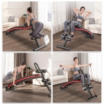 2-in-1 Multifunctiona Sit up Bench Abdominal Trainer Fitness Sports Muscle Exercise Equipment Home Gym - Generic - Fitness