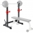 Multifunction Adjustable Barbell Rack Squat Weight Bench Support Stand Outdoor Fitness Sport