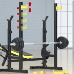 Multifunctional Fitness Dumbbell Bench Foldable Bird Chair Adjustable Weightlifting Squat Rack Sit Up Bench Home Gym