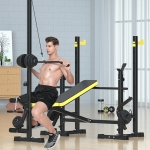 Multifunctional Fitness Dumbbell Bench Foldable Bird Chair Adjustable Weightlifting Squat Rack Sit Up Bench Home Gym