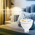 GLEDOPTO Smart ZigBe 3.0 4W RGBCCT MR16 Spotlight Pro Bulb 25 Degree Beam Angle Work with Alexa Plus APP/Voice/RF Control