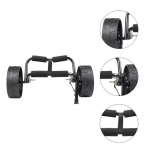 Folding Kayak Cart Universal Portable Kayak Boat Carrier Tote Trolley Load 150lb Swimming Camping Beach