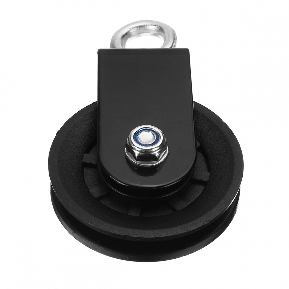 9 Pcs/Set Fitness Pulley System LAT Lift Pull-Down Machine for Biceps Curl Back Shoulder Forearm Triceps Extensions Workout Loading 300lbs