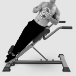 Adjustable Roman Chair Back Extension Training Chair Abs Extension Fitness Gym Home