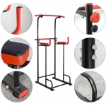 Adjustable Power Tower Pull Up Bar Dip Station Multi-function Workout Equipment raining Fitness Exercise Home Gym