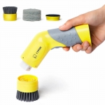 17PIN Electric Dishwasher Camping Picnic Kitchen Stain Removal Power Cleaner Outdoor BBQ Grill Stove Cleaning Tool - Generic - Cleaning