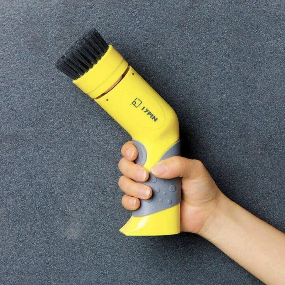 17PIN Electric Dishwasher Camping Picnic Kitchen Stain Removal Power Cleaner Outdoor BBQ Grill Stove Cleaning Tool - Generic - Cleaning - BBC-1892433 - bargainbasement.club