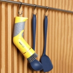 17PIN Electric Dishwasher Camping Picnic Kitchen Stain Removal Power Cleaner Outdoor BBQ Grill Stove Cleaning Tool - Generic - Cleaning