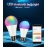 RGBW Bluetooth Mobile Phone APP Smart Bulb Control Dual Color Temperature Lamp Color Bulb