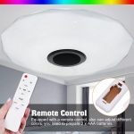 24W 30cm LED Ceiling Light Music bluetooth Speaker Dimmable RGB Light+Remote Control LED Lamp for Room