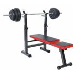 Adjustable Dumbbell Weight Bench Body Workout Folding Gym Strength Training Equipment