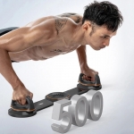 FED Push Up Board 4-Mode Multifunction Training Sport Workout Muscle Building Exercise Detachable Stand Fitness Gym Equipment with Pulling Band