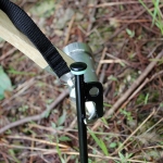 4PCS 30CM Tent Pegs Steel Iron Ground Pegs  Windproof Canopy Fixing Stakes Outdoor Camping Tent Pegs With Luminous Circle