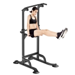 Pull Up Tower Size Adjustable Multifunctional Power Station Fitness Strength Training Dip Stations Pull Up Bar Power Tower For Home