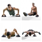 FED Push-Up Handles With Resistance Band Multi-model Comprehensive Training Non-slip Push-up Bars Handstand Bars For Strength Training & Callisthenics