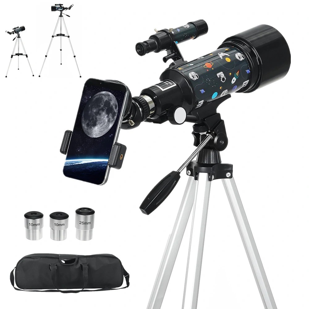 120X Astronomical Telescope 70MM HD High-Power Portable Tripod Night Vision Deep Space Star View Moon Universe - Generic - Telescopes - BBC-1959140 - bargainbasement.club
