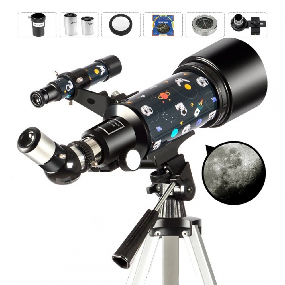 120X Astronomical Telescope 70MM HD High-Power Portable Tripod Night Vision Deep Space Star View Moon Universe - Generic - Telescopes - BBC-1959140 - bargainbasement.club