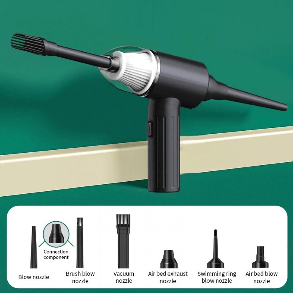 VC12B Air Duster Blow 5000pa 70W Dust Blowing Keyboard Cleaner USB ...