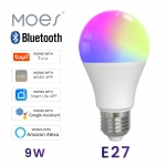 9W RGB E27 LED Smart Bulb bluetooth Light Bulb APP Remote Control Timing Voice Control