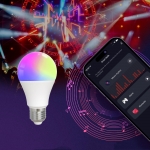 9W RGB E27 LED Smart Bulb bluetooth Light Bulb APP Remote Control Timing Voice Control
