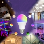 9W RGB E27 LED Smart Bulb bluetooth Light Bulb APP Remote Control Timing Voice Control