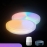 Smart Ceiling Light with Main Light and RGB Atmosphere Light 3000~6500K Adjustable Temperature APP Remote Control Voice Control