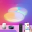 Smart Ceiling Light with Main Light and RGB Atmosphere Light 3000~6500K Adjustable Temperature APP Remote Control Voice Control