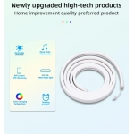 3m USB 5V RGBIC Smart LED Neon Rope Light Outdoor Waterproof IP68 Sync With Music Bluetooth APP Control