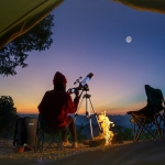 AOMEKIE 18X-135X Astronomical Telescope 50mm Aperture Refractor Telescopes with Phone Adapter & Adjustable Tripod for Astronomy Beginners AO2013