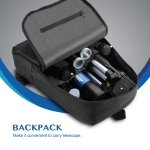 AOMEKIE 18X-135X Astronomical Telescope 50mm Aperture Refractor Telescopes with Phone Adapter & Adjustable Tripod for Astronomy Beginners AO2013