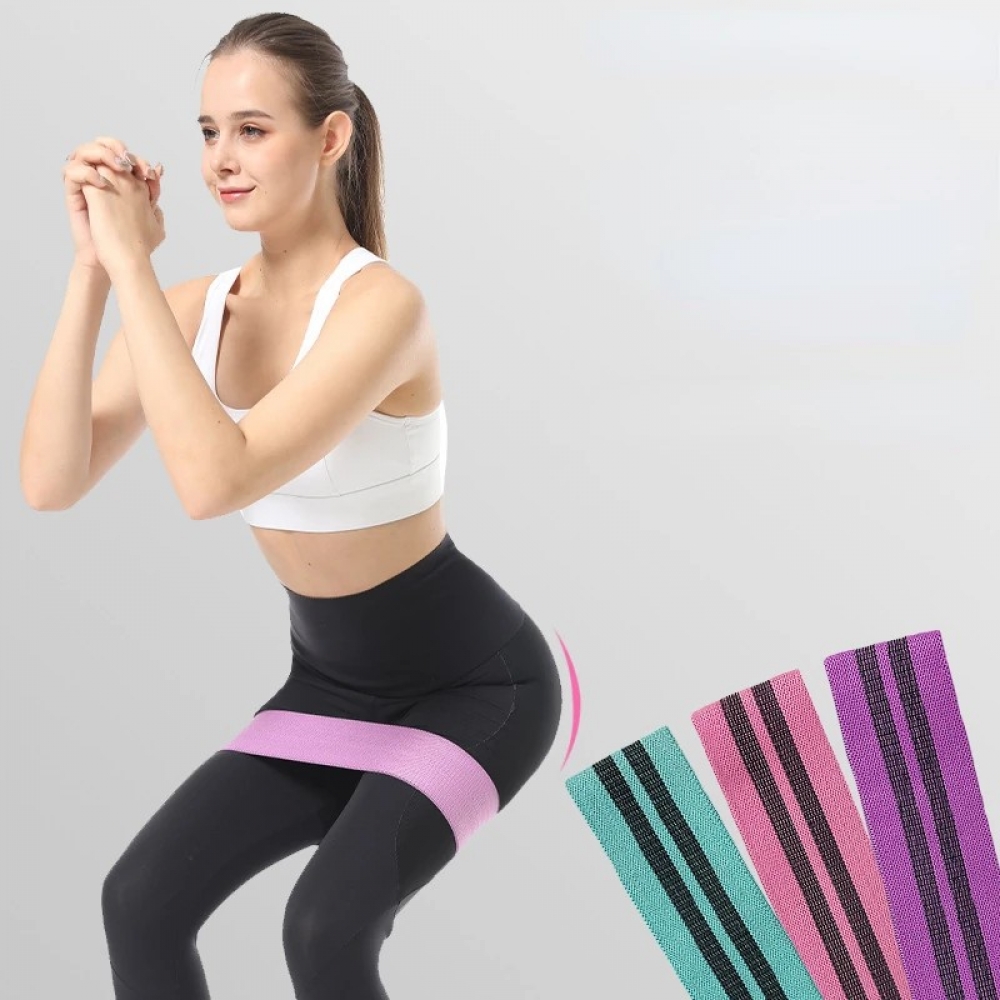 2023 Hip Trainer 120 Pounds Yoga Resistance Belt Training Pull Rope for Sports Pilates Fitness Gym - Generic - Fitness