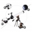 70x700 Refractor Portable Astronomical Telescope for Kids Adults Beginners for Viewing Moon Planets Stargazing with Tripod Phone Adapter Wireless Remote Carrying Bag