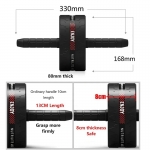 Ab Roller Abdominal Muscle Trainer Mute Belly Holding Exercise Roller for Body Shaping Abs Core Workout Home Gym Fitness Equipment