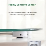 2 in 1 Household Smart Body Scale 180kg Max Weight Capacity 4 Sensors Accurately Measure LCD Display USB Rechargeable Fitness Scale for Health Measuring - Generic - Smart Scales