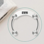 2 in 1 Household Smart Body Scale 180kg Max Weight Capacity 4 Sensors Accurately Measure LCD Display USB Rechargeable Fitness Scale for Health Measuring - Generic - Smart Scales