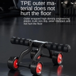 Four Whee lAbdominal Roller Push up Home Fitness Equipment Wear-resistant Anti-slip 500kg Weight Capacity Body Arm Waist Muscle Trainer