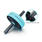 Abdominal Tonifying Wheel Mute Muscle Exercise Roller Dual Handle Sports Ab Wheels for Body Shaping Abs Core Workout Home Gym Fitness Equipment